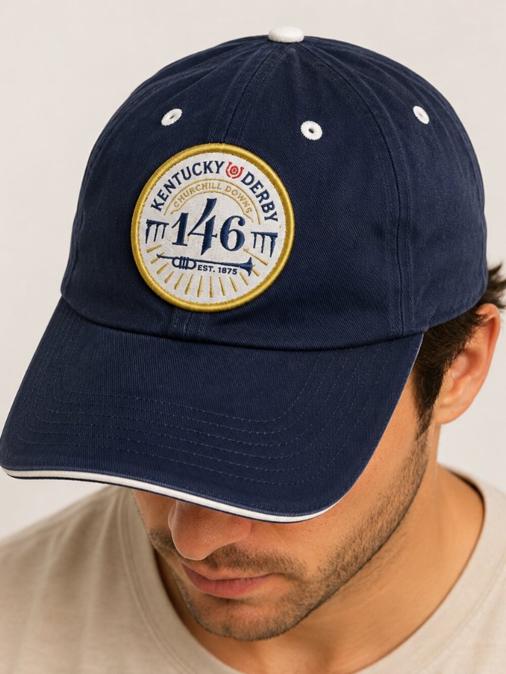 Kentucky Derby 146 Ahead Navy Classic Cut Baseball Cap